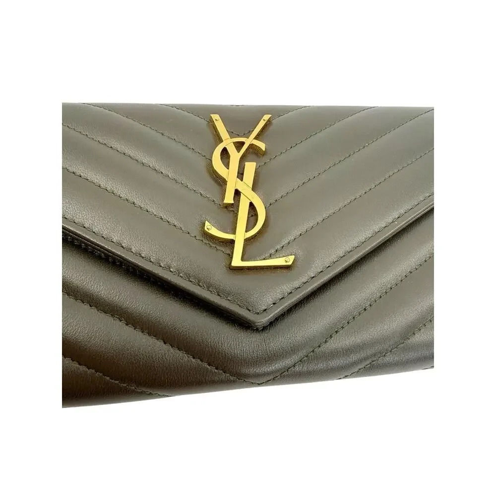 Saint Laurent Cassandre Wallet in Smooth Leather - Picture 2 of 5